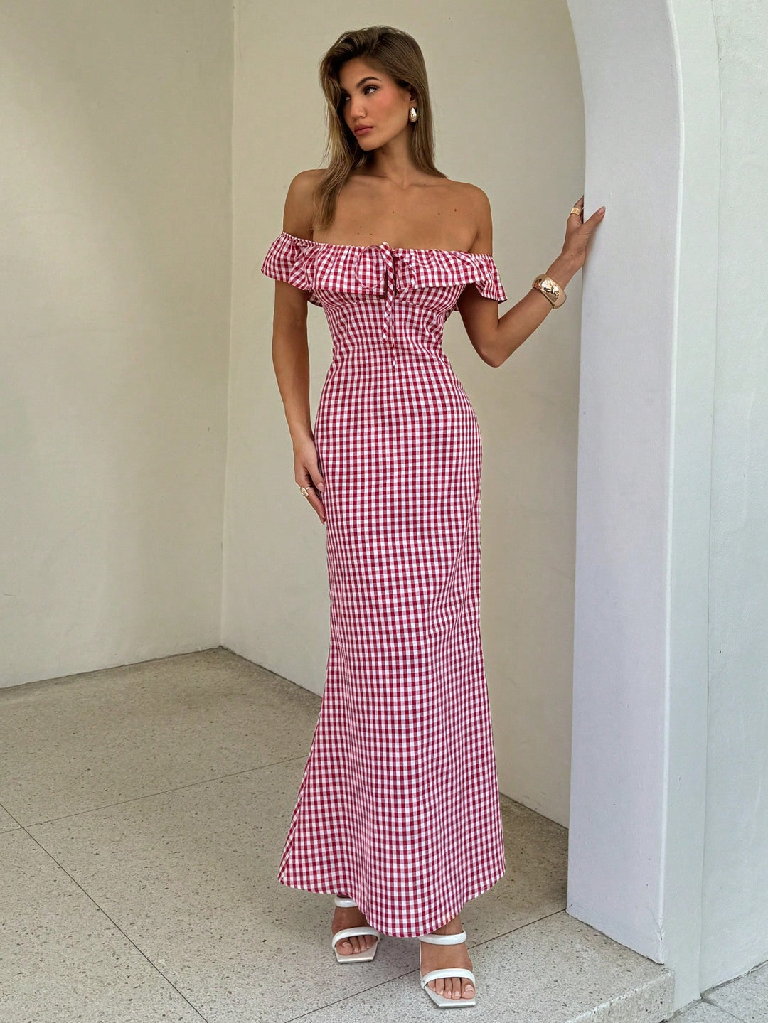 Rochie maxi SHEIN, roșu
