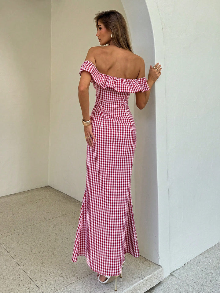 Rochie maxi SHEIN, roșu