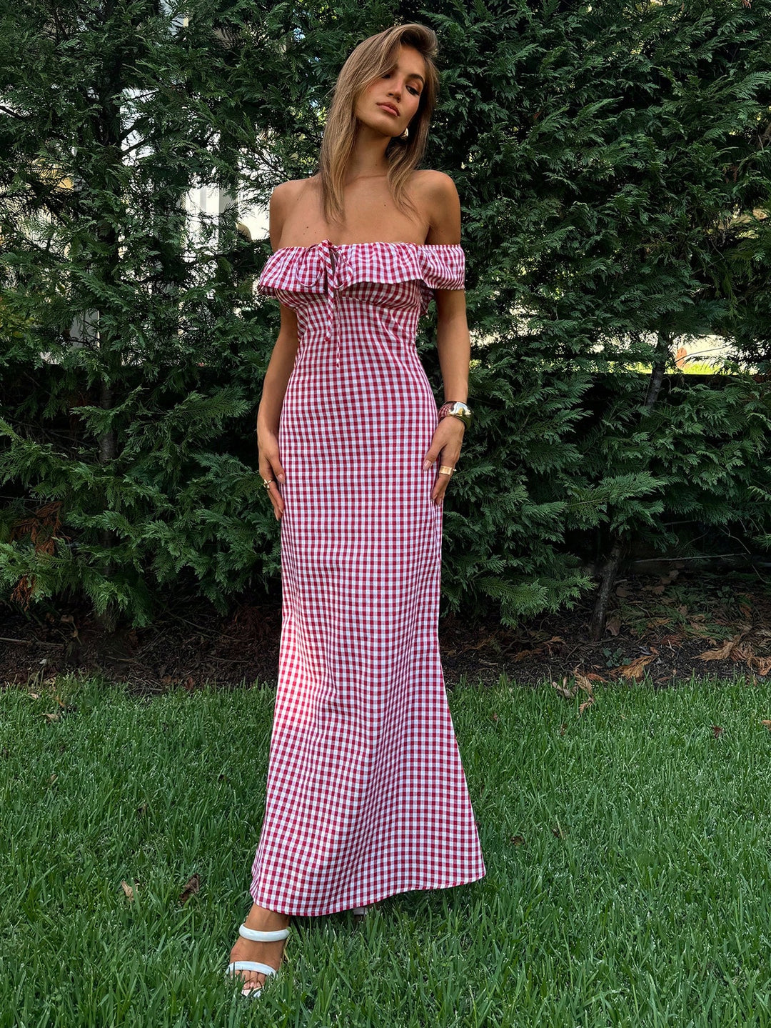 Rochie maxi SHEIN, roșu
