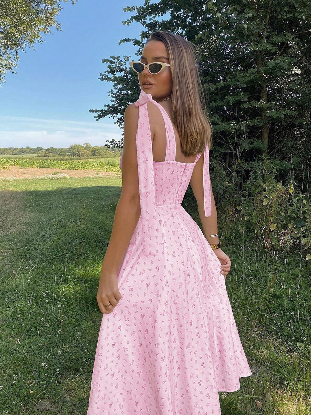 Rochie midi SHEIN, mov