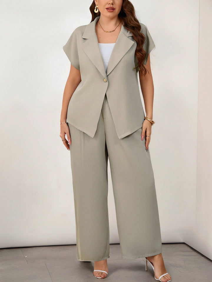 SHEIN khaki öltöny