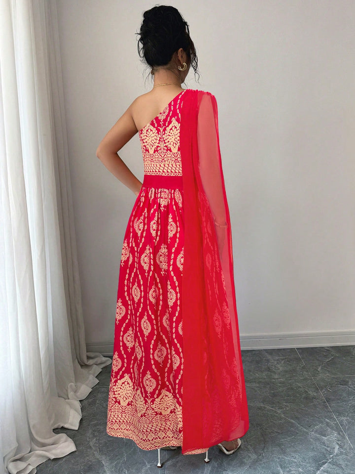 Rochie maxi SHEIN, vișiniu