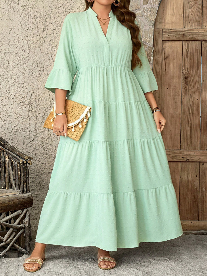Rochie maxi SHEIN, verde