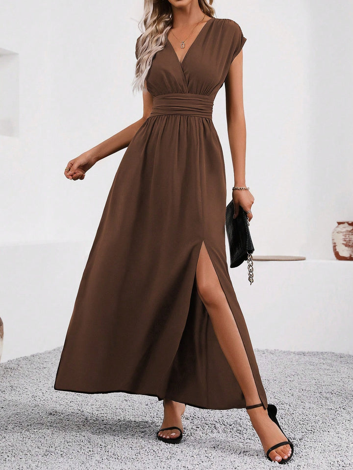 SHEIN maxi ruha, barna