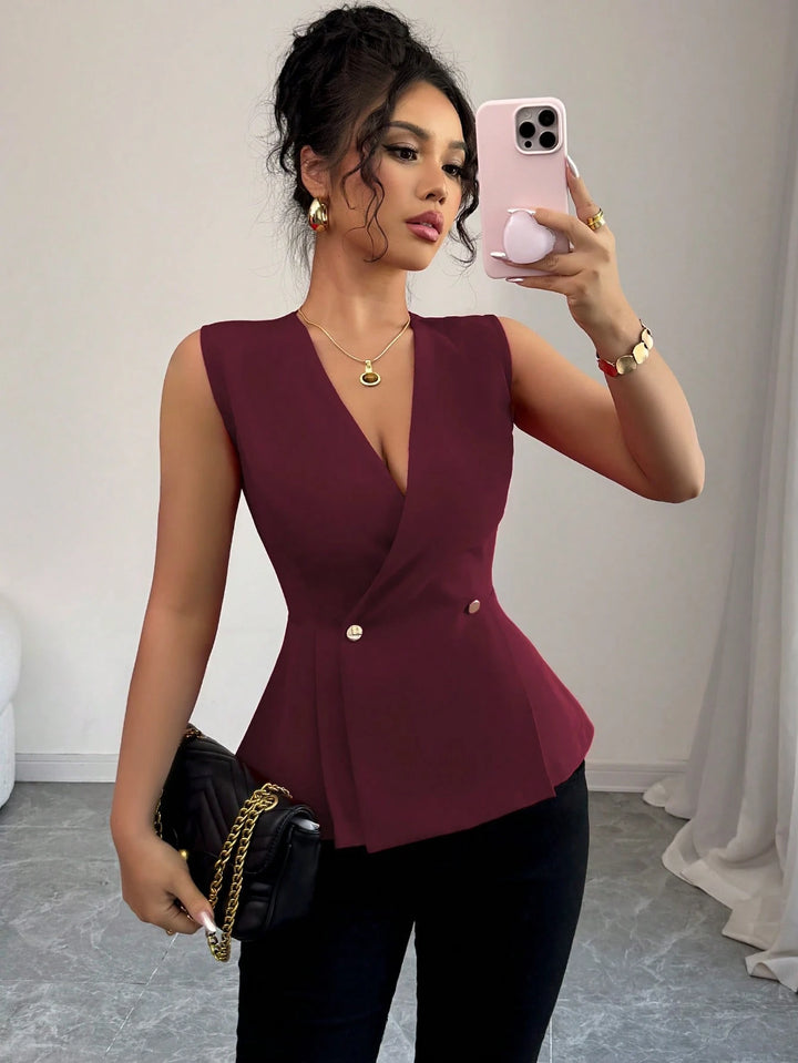 Top SHEIN, vișiniu