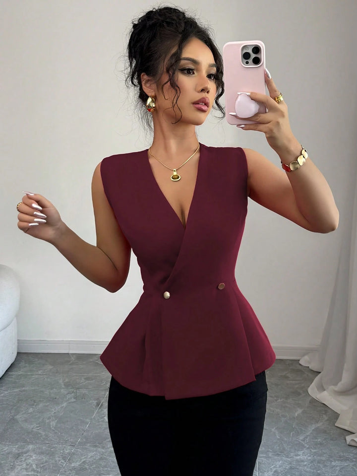 Top SHEIN, vișiniu