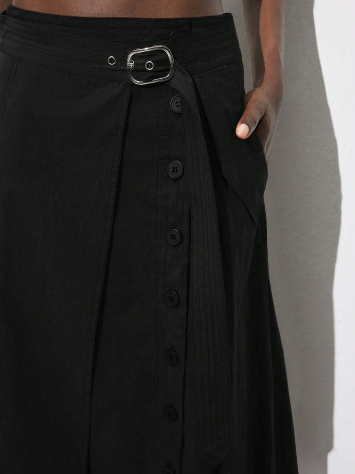 Fustă maxi Shein, negru