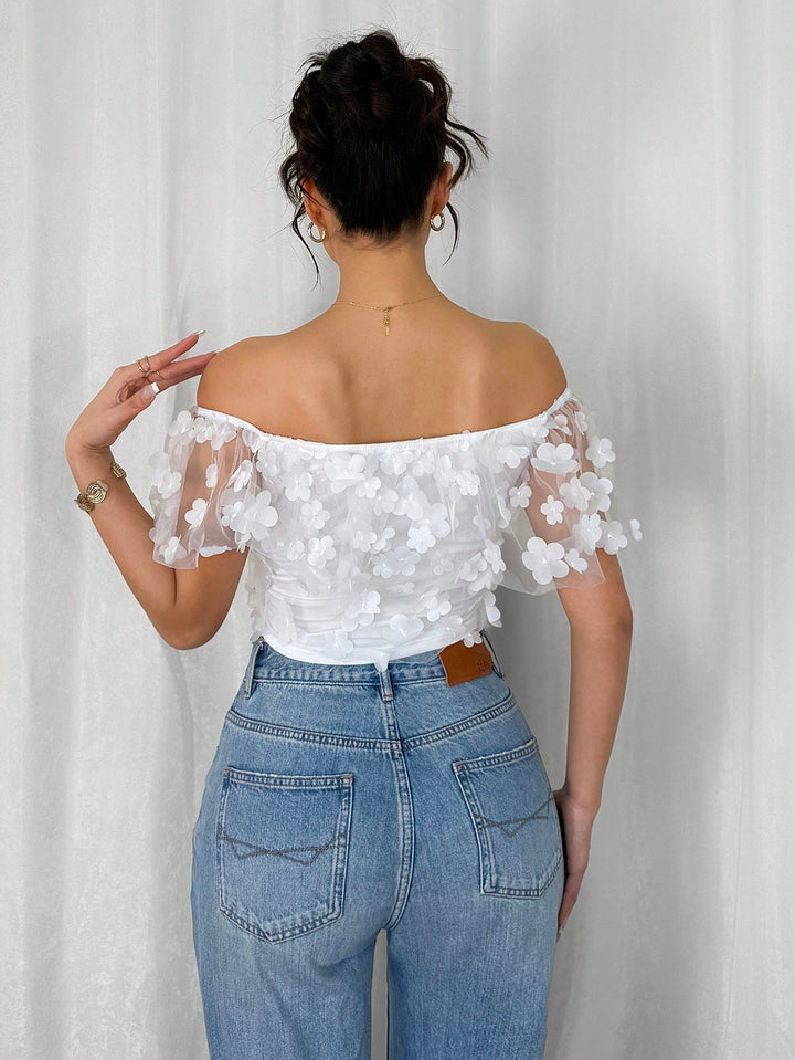 Top SHEIN, alb