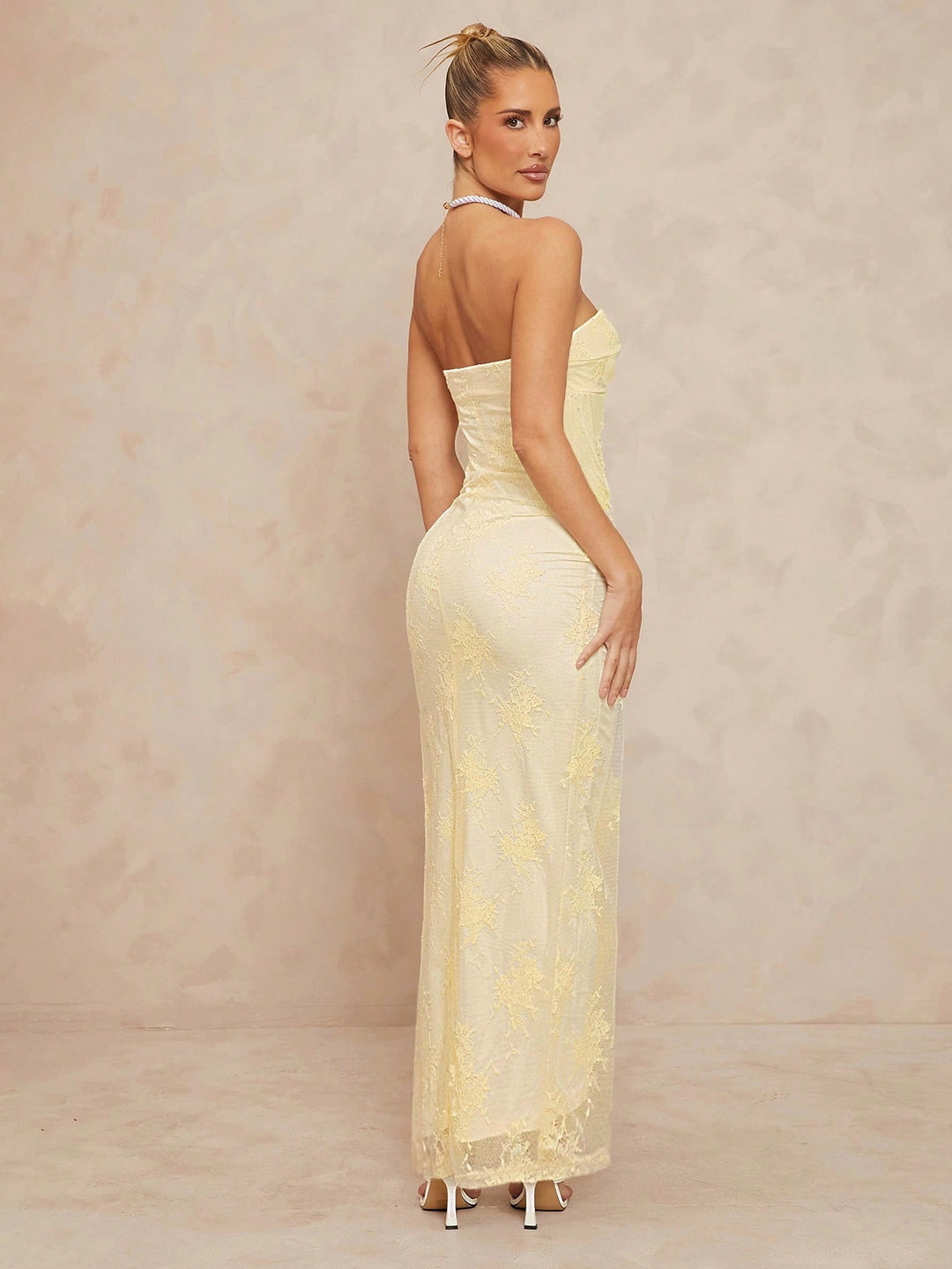 Rochie maxi SHEIN, galben