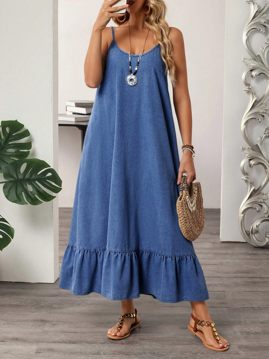 Rochie de blugi SHEIN, albastru
