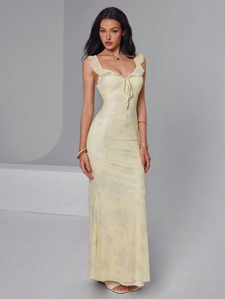 Rochie maxi SHEIN, galben