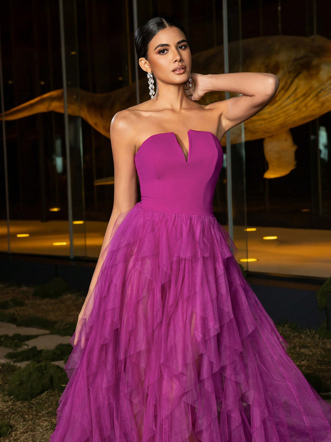 Rochie de mireasă SHEIN, mov