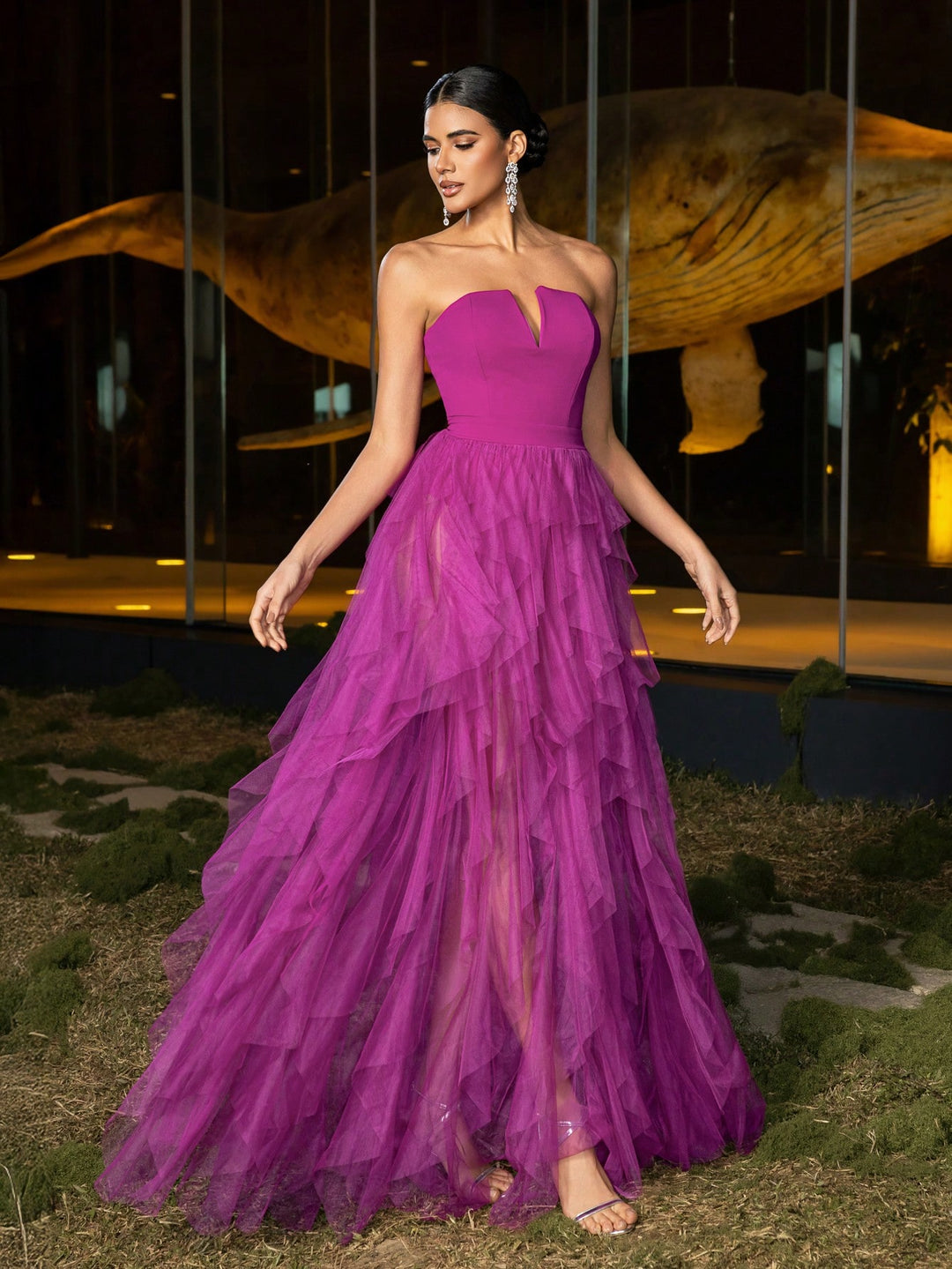 Rochie de mireasă SHEIN, mov
