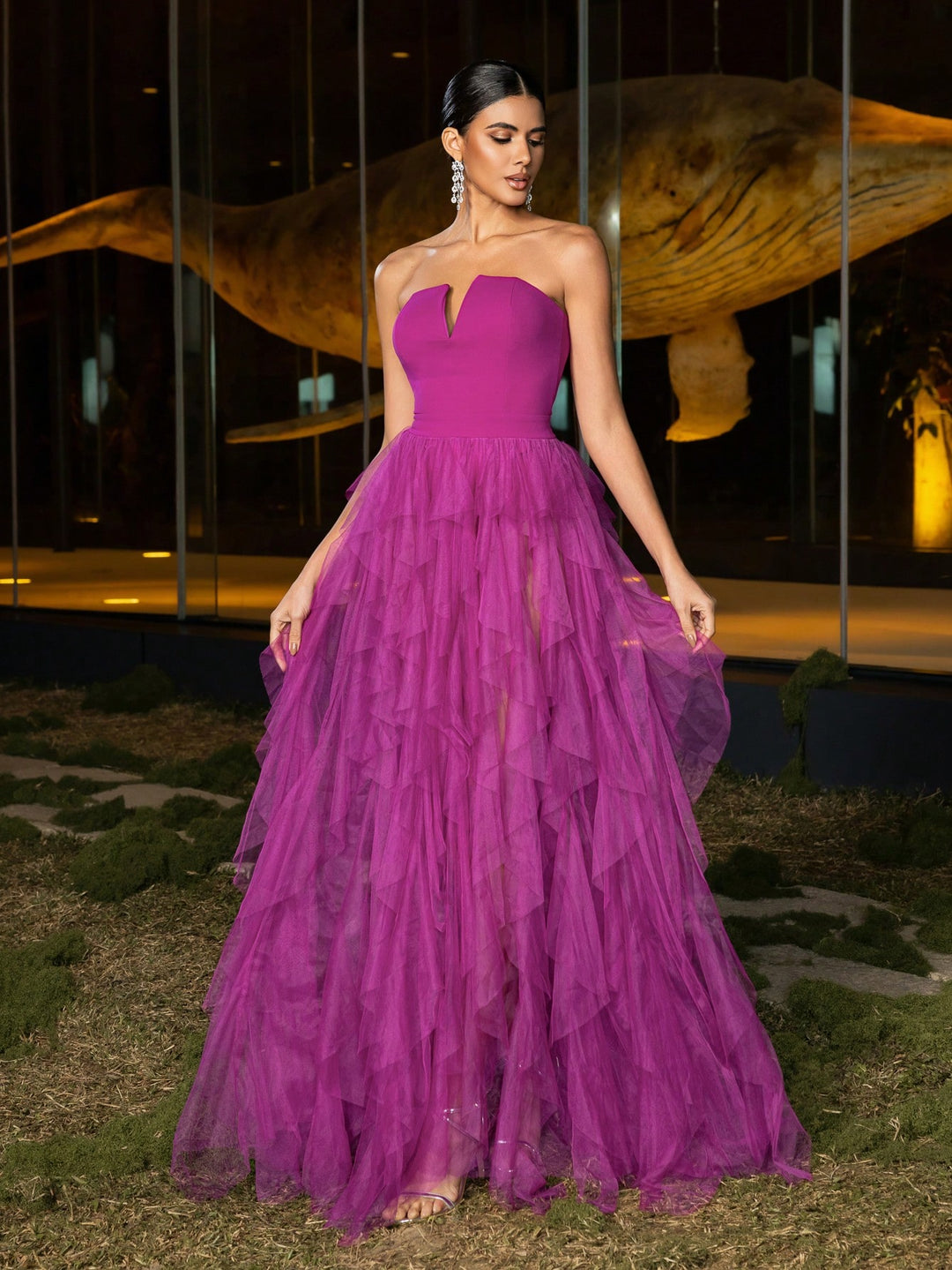 Rochie de mireasă SHEIN, mov