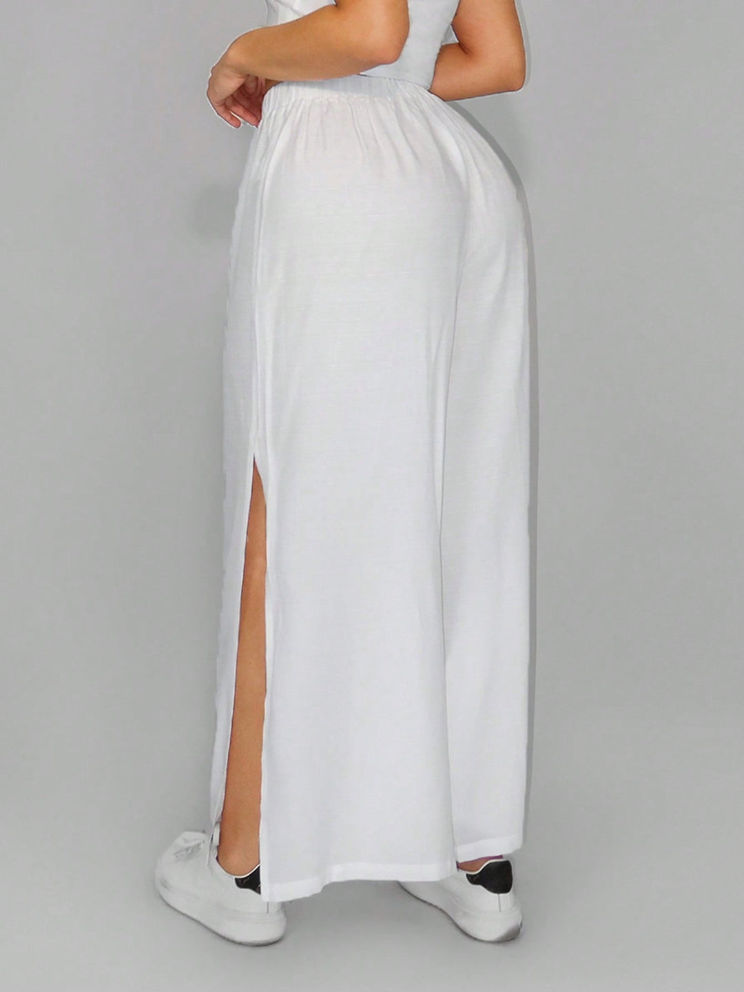Pantaloni SHEIN, alb