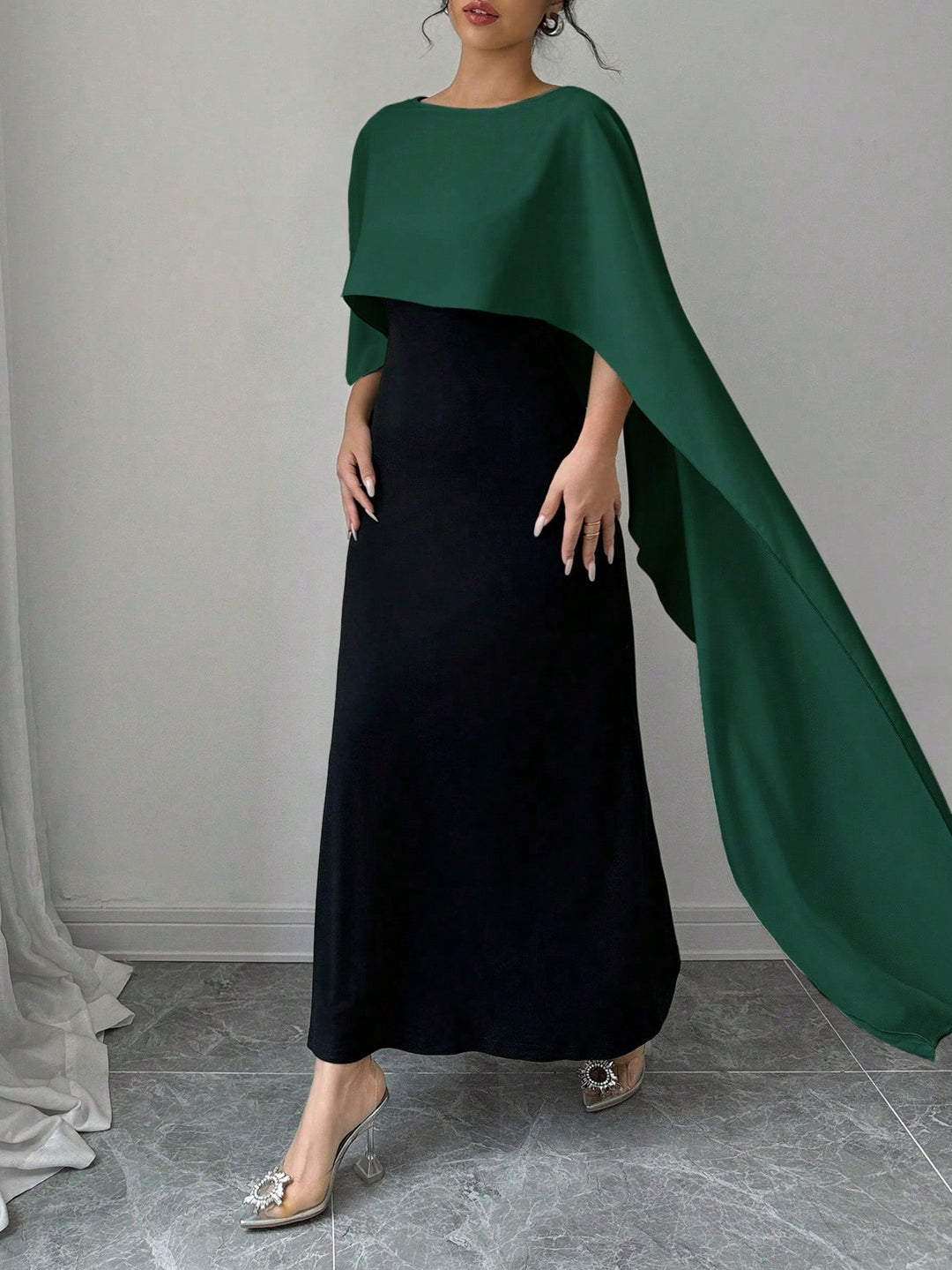 Rochie maxi SHEIN, mix culori