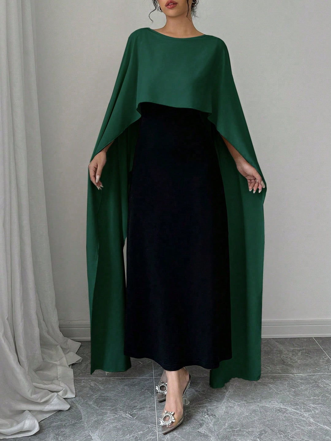 Rochie maxi SHEIN, mix culori