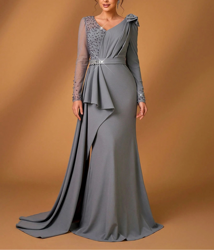 Rochie de ocazie SHEIN, gri