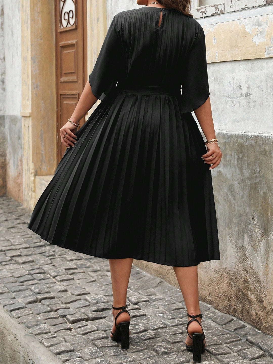 Rochie midi SHEIN, negru
