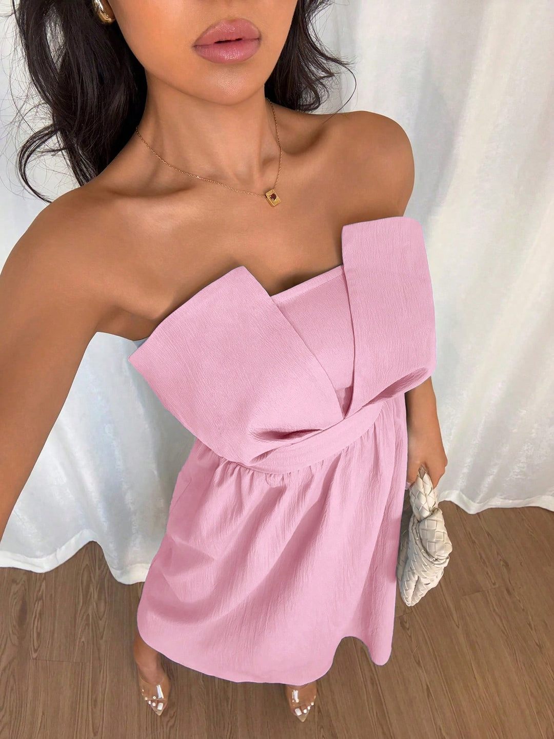 Rochie scurtă SHEIN, roz