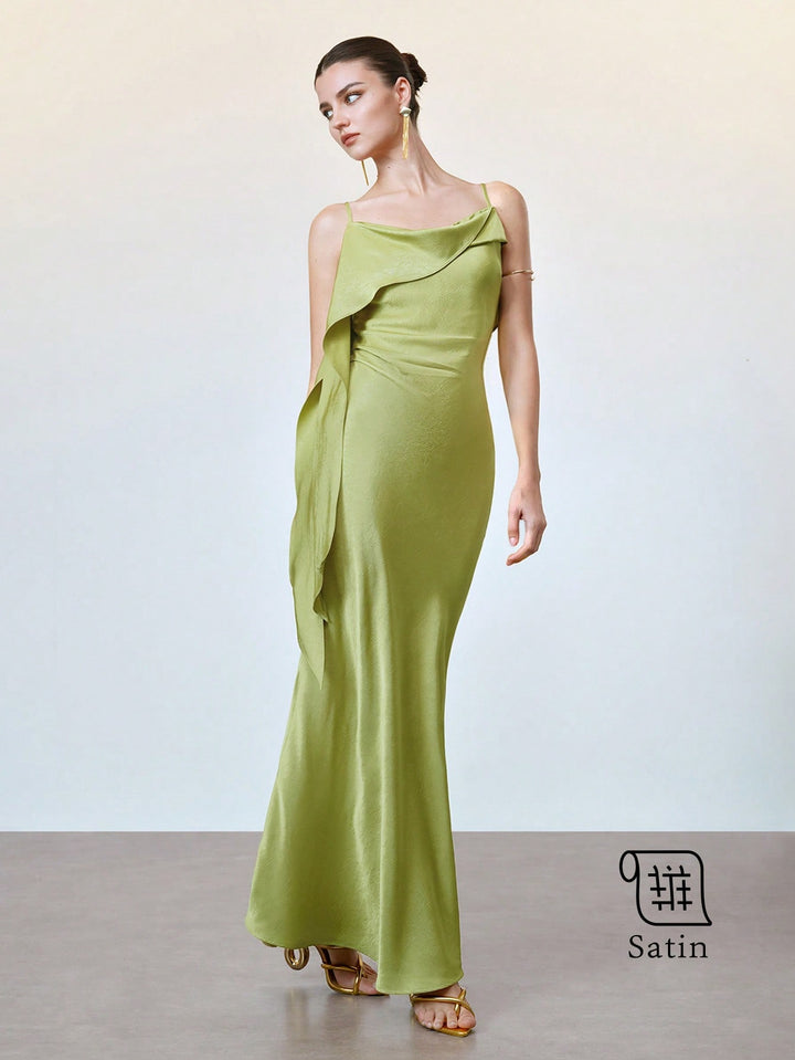 Rochie maxi SHEIN, verde