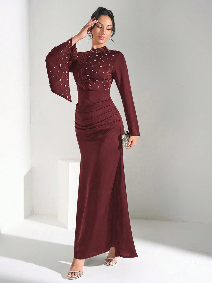 Rochie maxi SHEIN, vișiniu