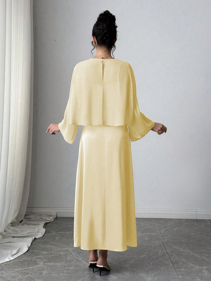 Rochie midi Shein, galben