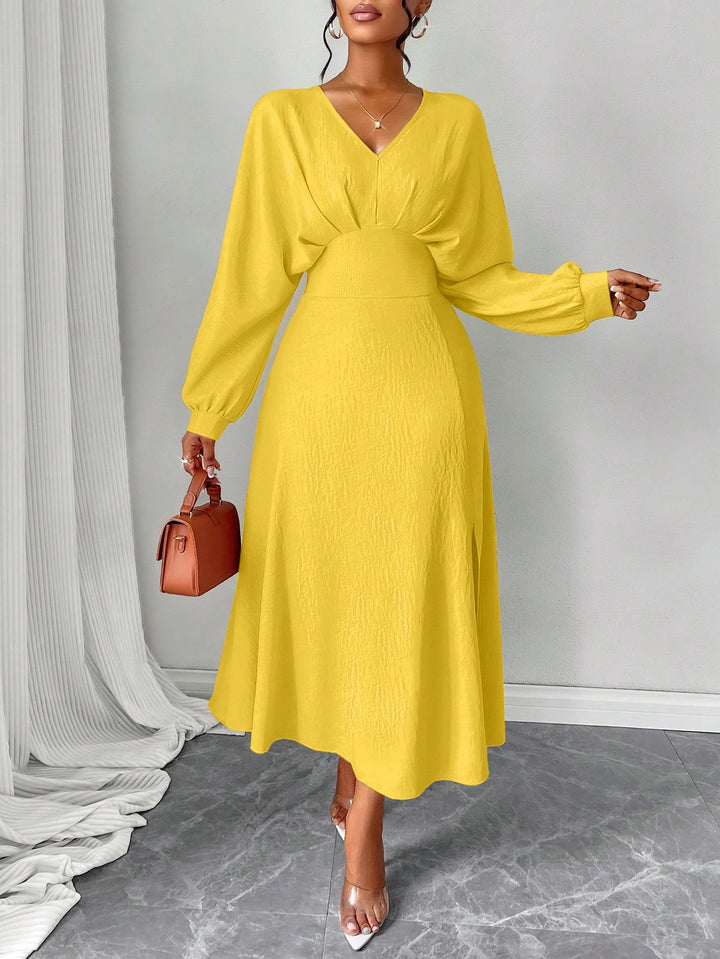 Rochie maxi SHEIN, galben