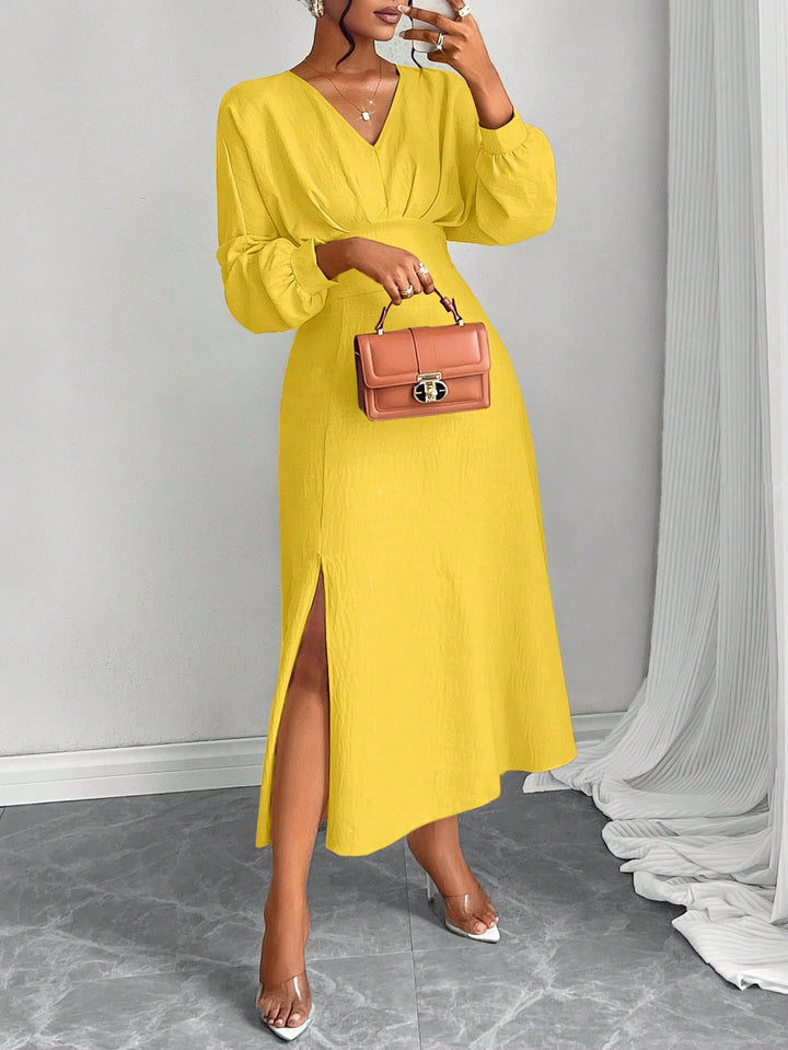 Rochie maxi SHEIN, galben