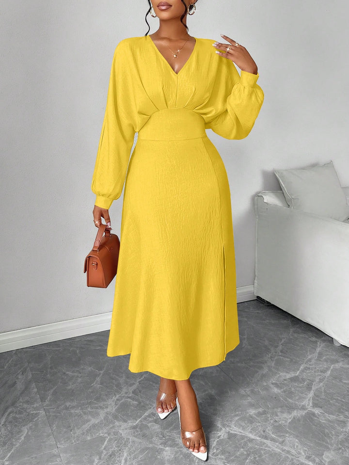 Rochie maxi SHEIN, galben