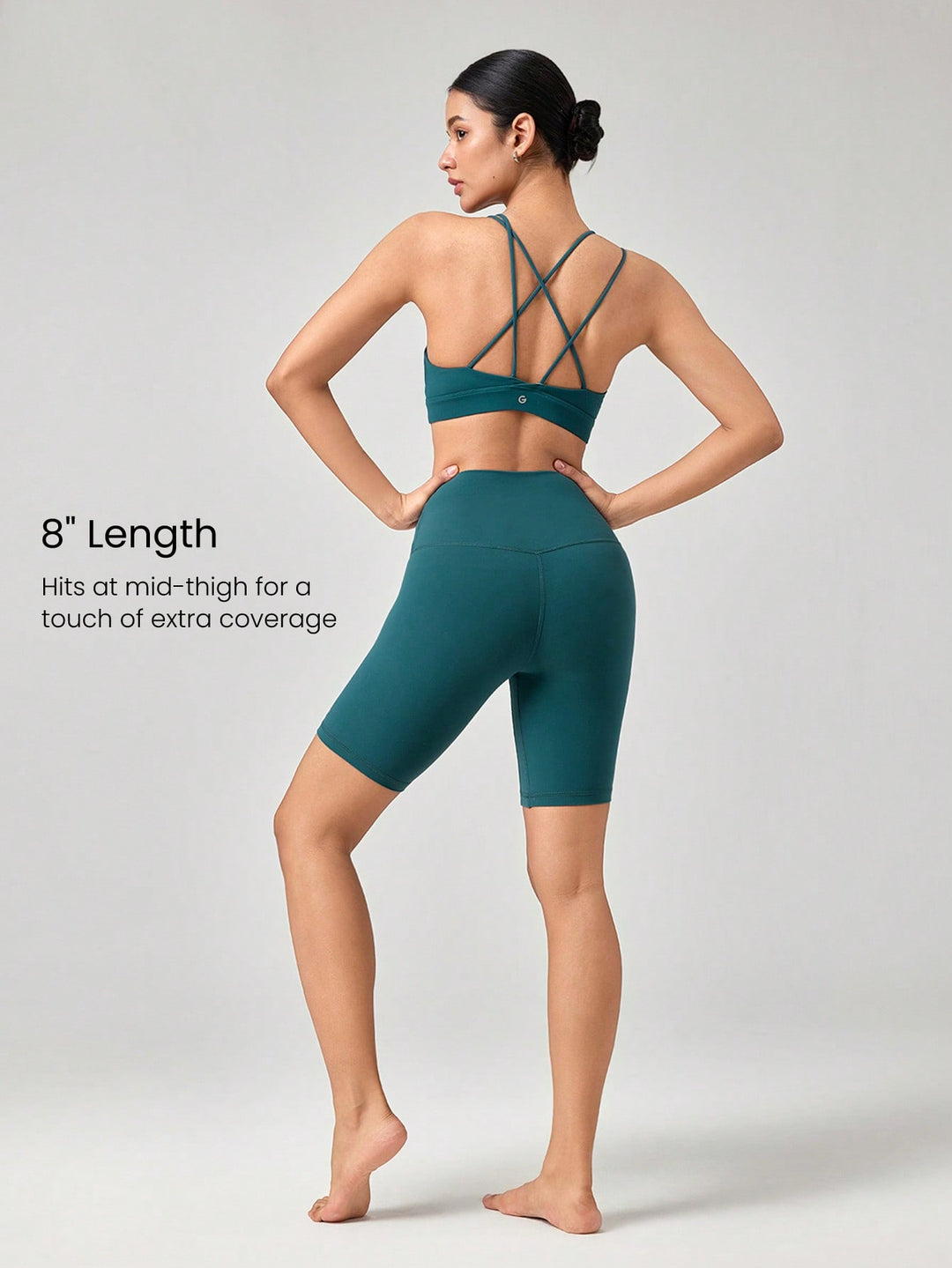 Pantaloni scurți SHEIN, verde