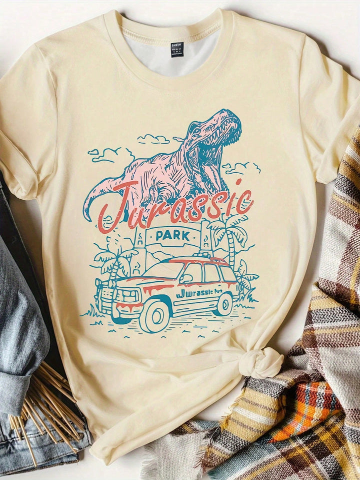 Tricou SHEIN, crem