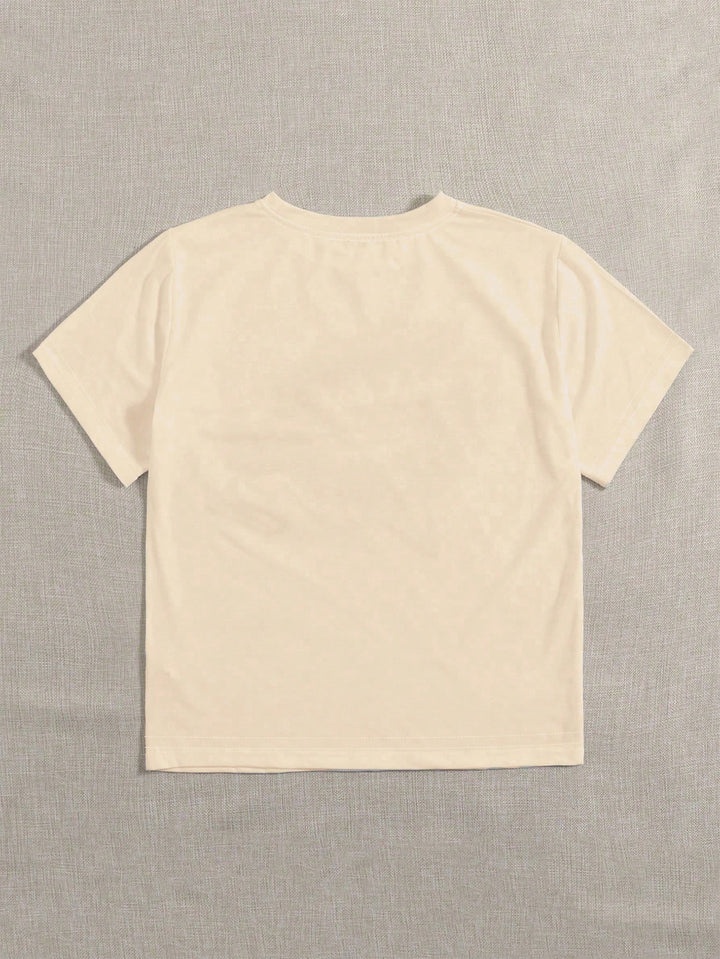 Tricou SHEIN, crem