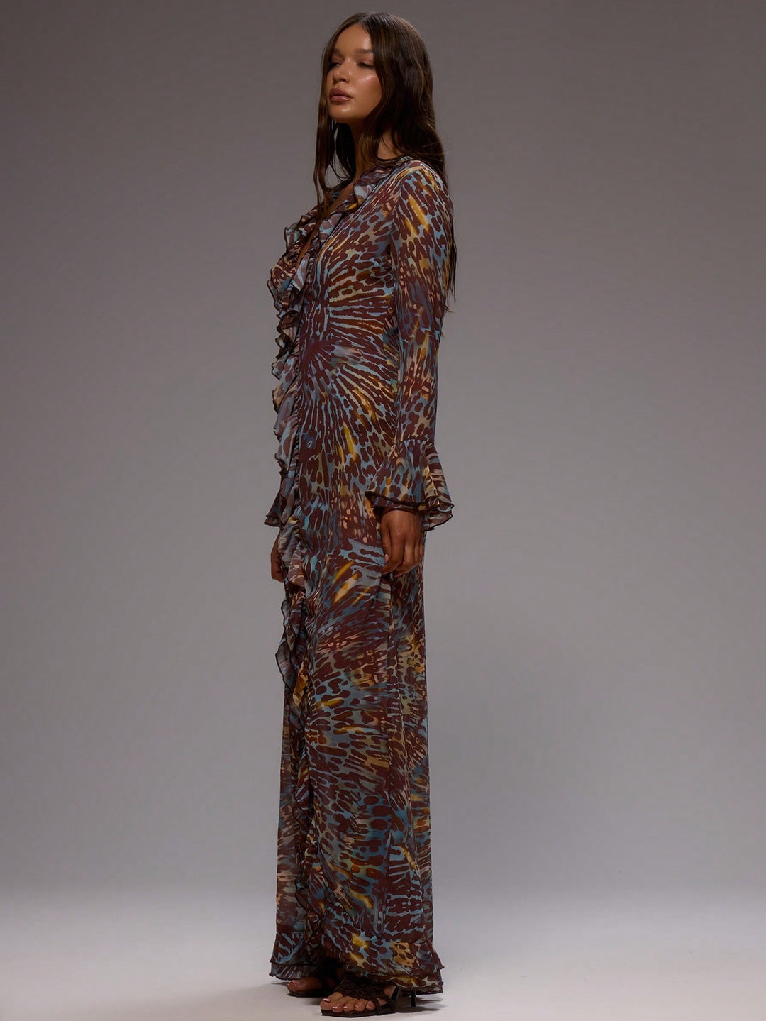 Rochie maxi SHEIN, mix culori
