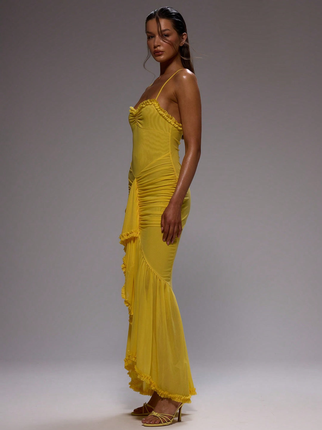 Rochie maxi SHEIN, galben