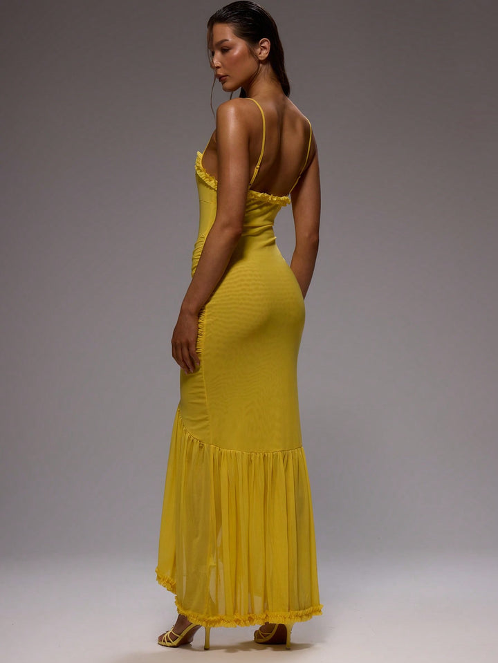Rochie maxi SHEIN, galben