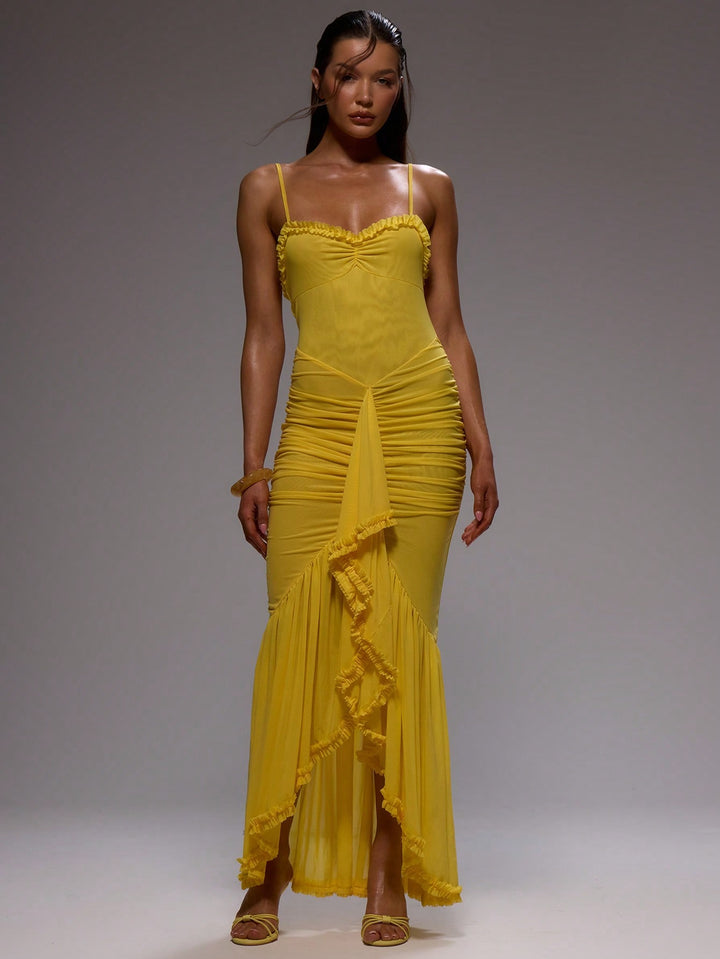 Rochie maxi SHEIN, galben