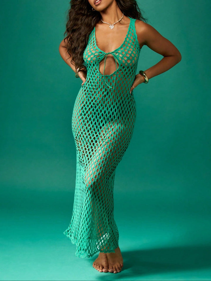 Rochie de plajă SHEIN, verde