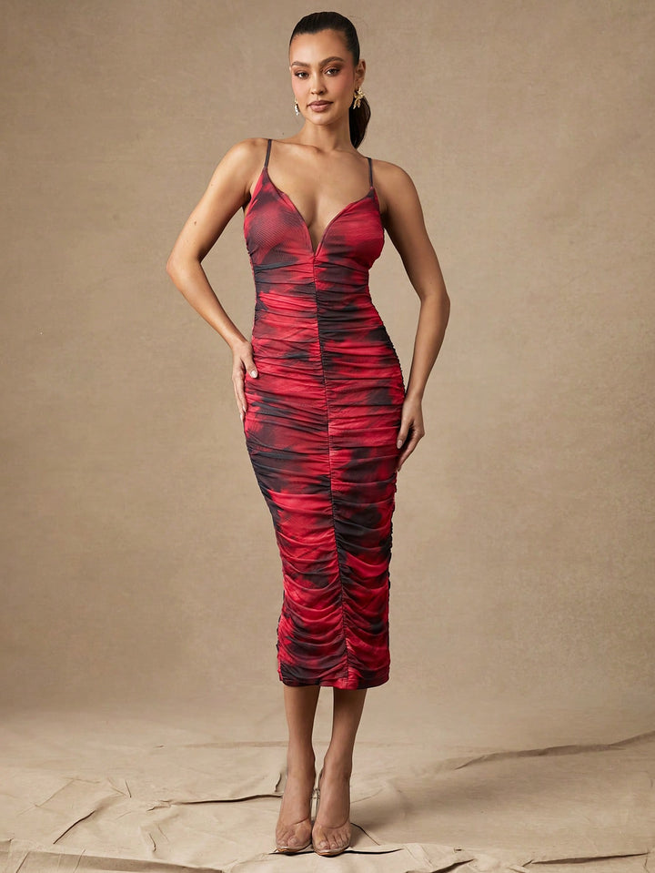 Rochie maxi SHEIN, mix culori