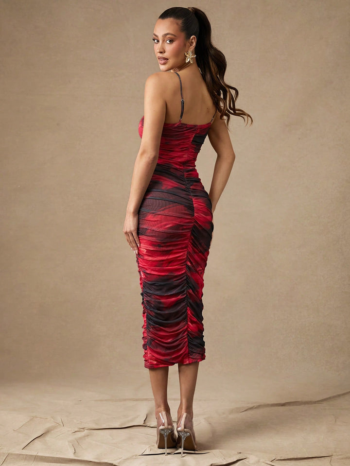 Rochie maxi SHEIN, mix culori