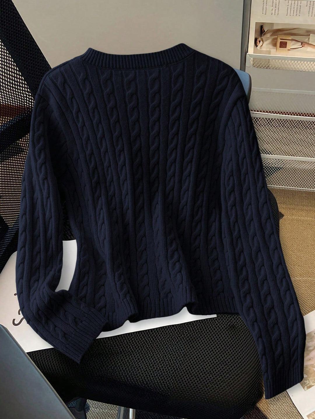 Cardigan SHEIN, albastru