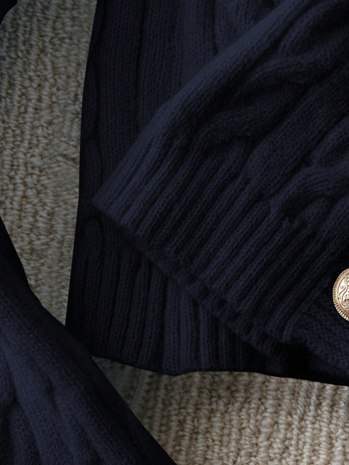 Cardigan SHEIN, albastru