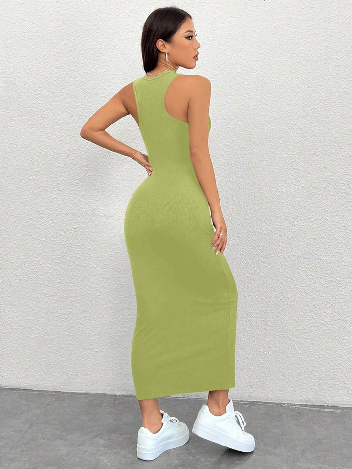 Rochie maxi SHEIN, verde