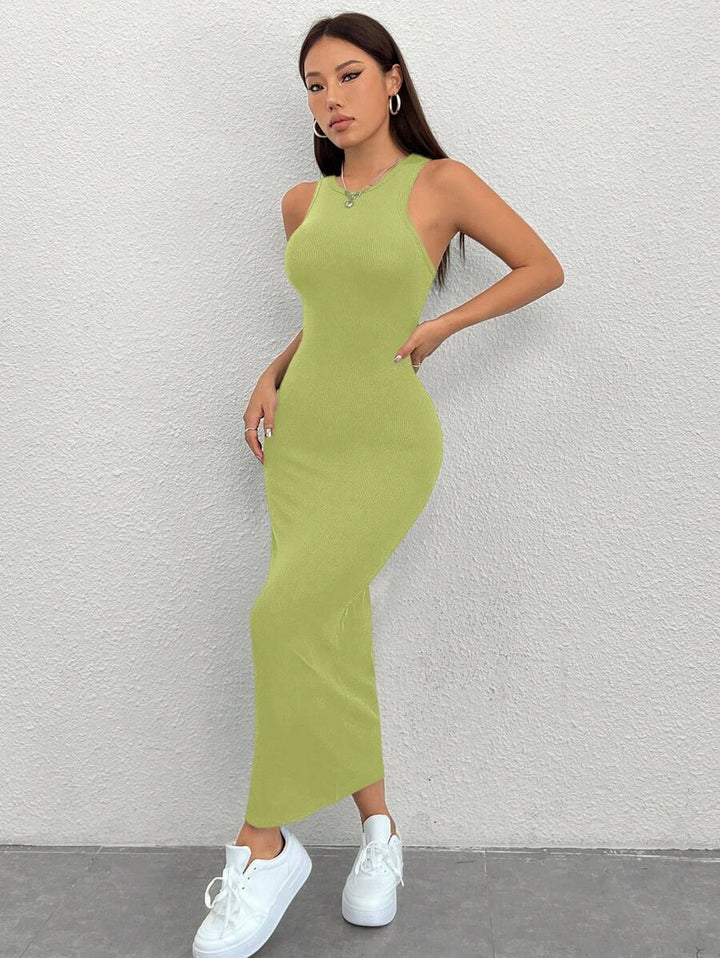 Rochie maxi SHEIN, verde