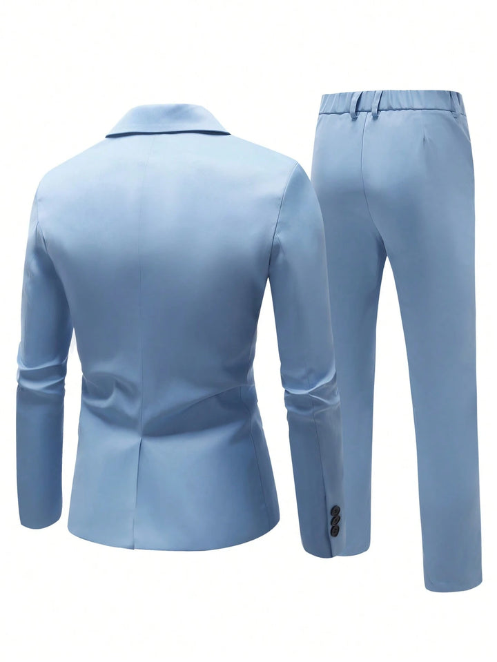 Costum SHEIN, albastru