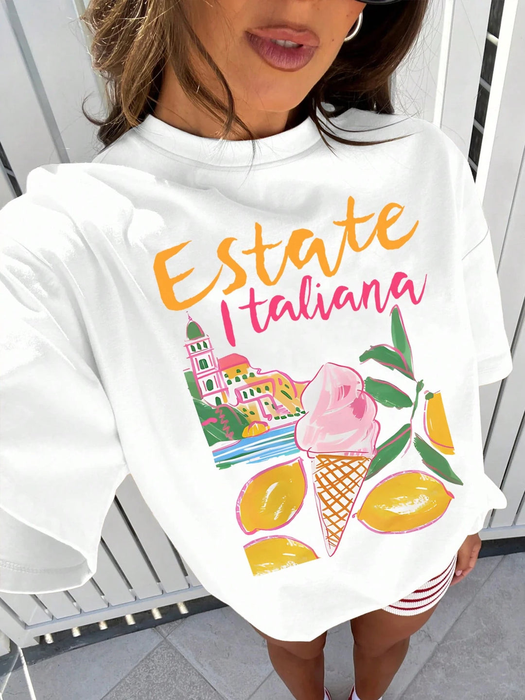 Tricou Shein, alb