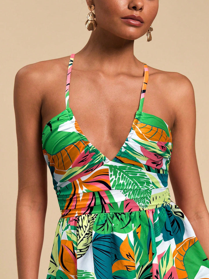 Rochie mini SHEIN, verde