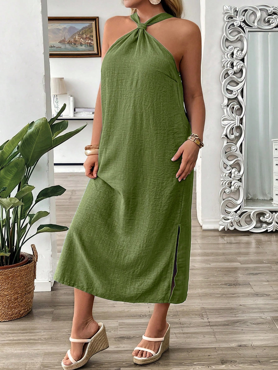 Rochie SHEIN, verde