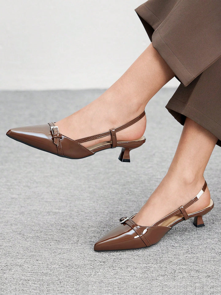 SHEIN High-Heel Shoes, brown