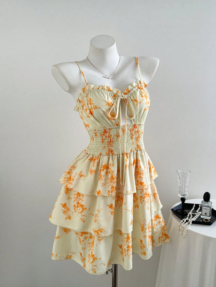 Rochie mini SHEIN, galben
